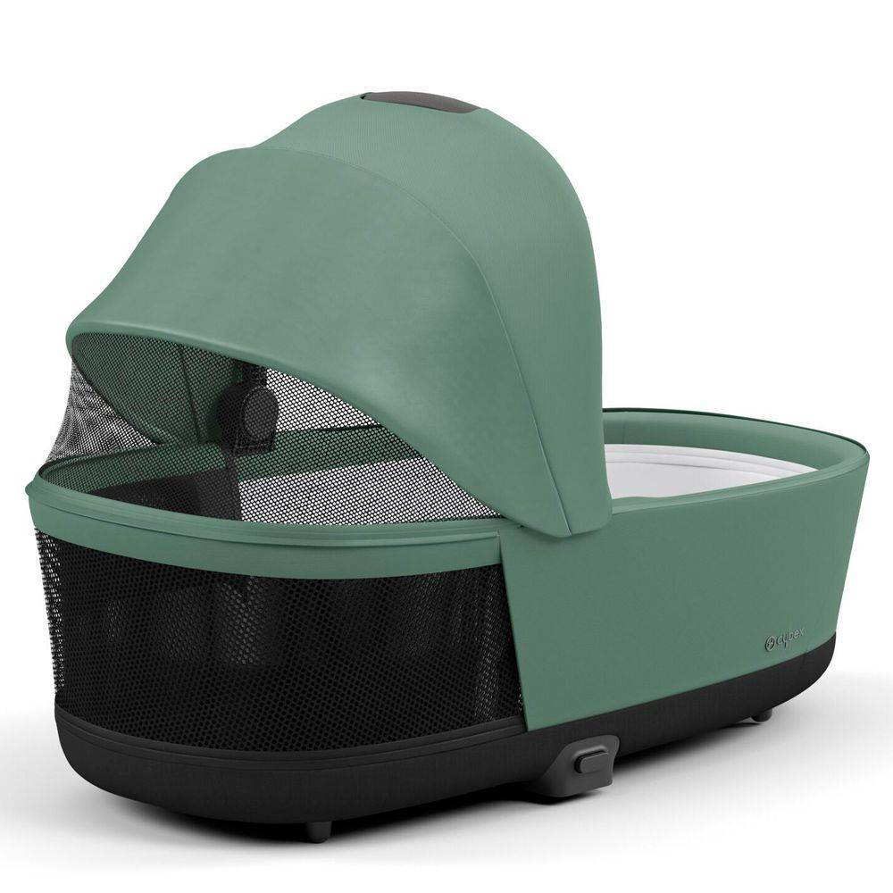 Коляска 2 в 1 Cybex Priam Rose Gold Green, зелена вікно