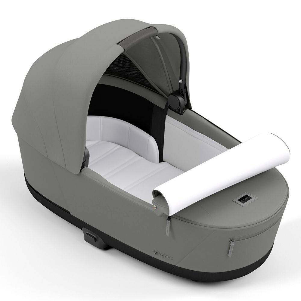 Коляска 2 в 1 Cybex Priam Rose Gold Grey, сіра матрац