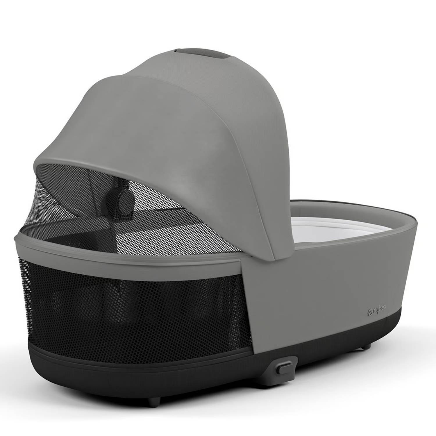 Коляска 2 в 1 Cybex Priam Rose Gold Grey, сіра вікно