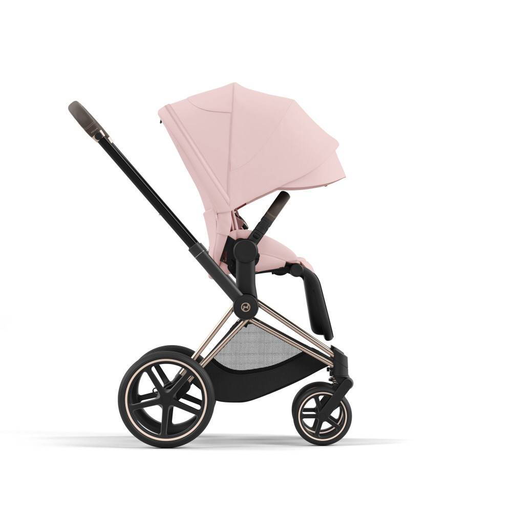Коляска 2 в 1 Cybex Priam Rose Gold Pink, рожева перед