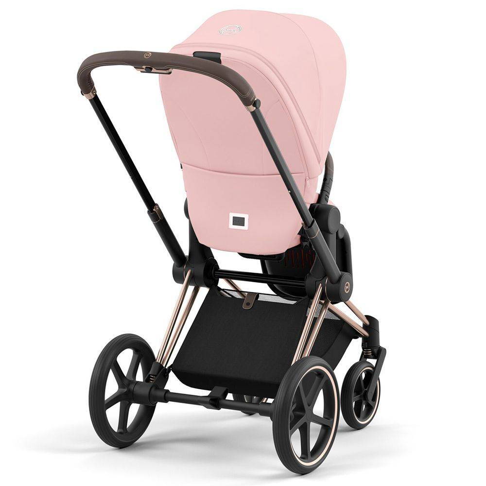 Коляска 2 в 1 Cybex Priam Rose Gold Pink, рожева ручка