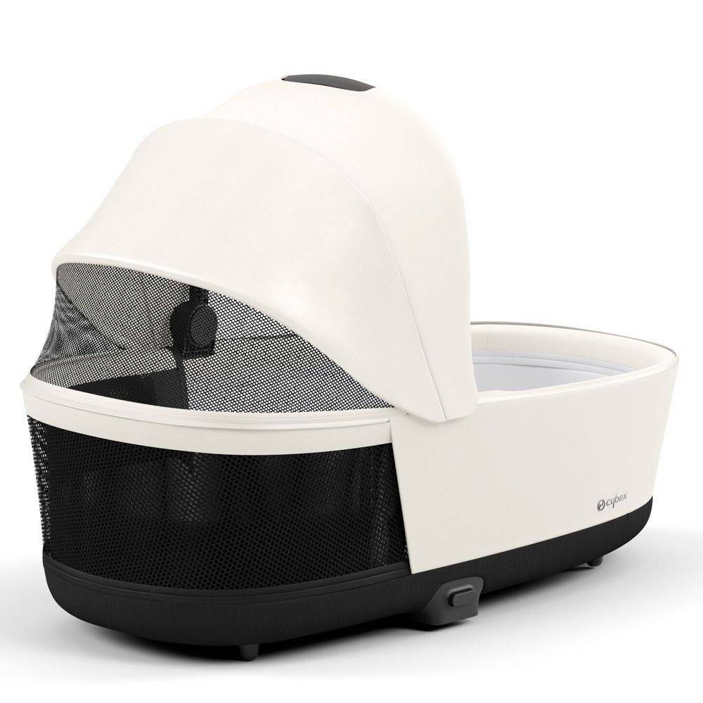 Коляска 2 в 1 Cybex Priam Rose Gold White, біла вікно|