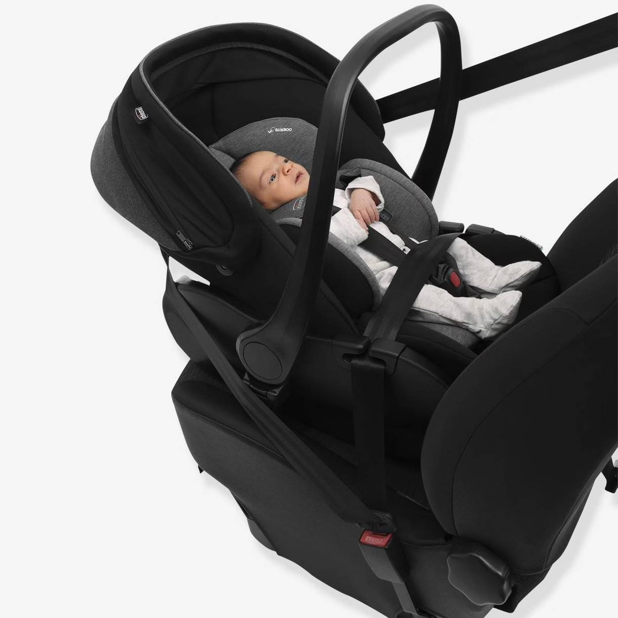 Автокрісло First-Seat Recline i-Size Chicco група 0+(40-87 см), чорне опис ремені