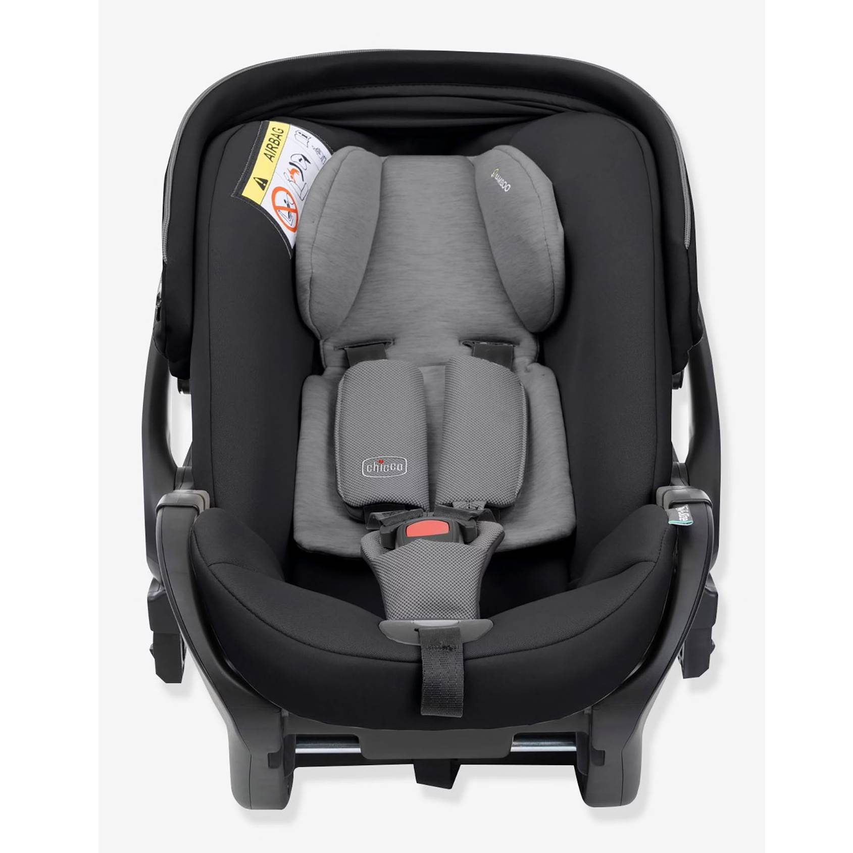 Автокрісло First-Seat Recline i-Size Chicco група 0+(40-87 см), чорне вкладиш прямо