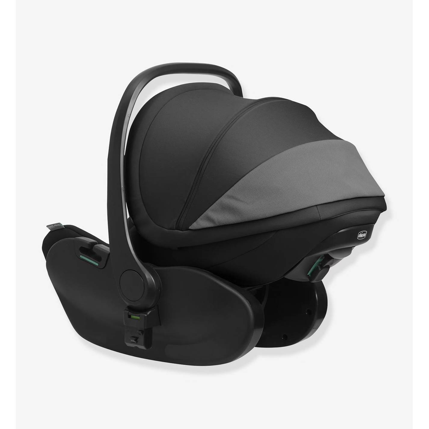 Автокрісло First-Seat Recline i-Size Chicco група 0+(40-87 см), чорне задня частина