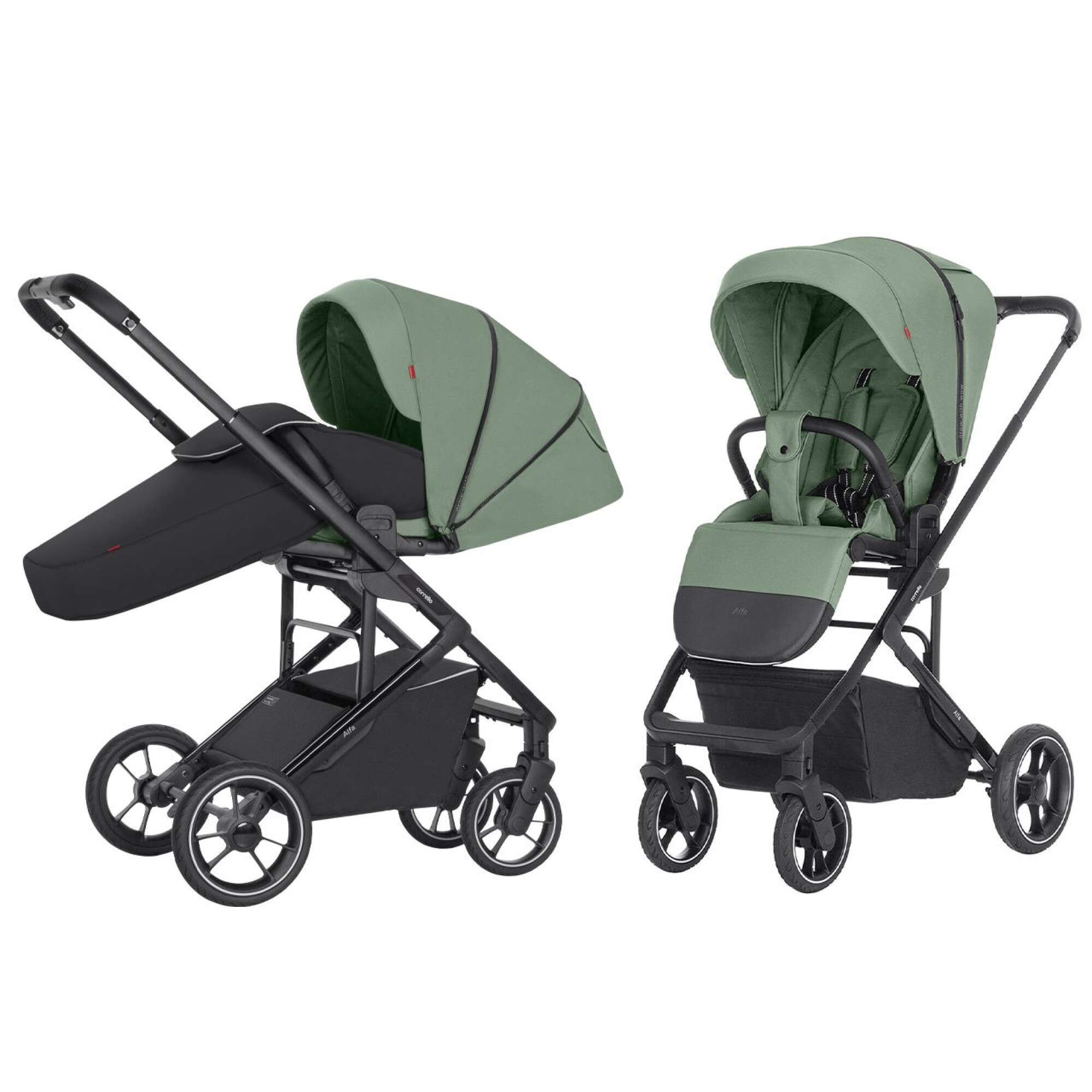 Прогулянкова коляска Carrello Alfa зелена 