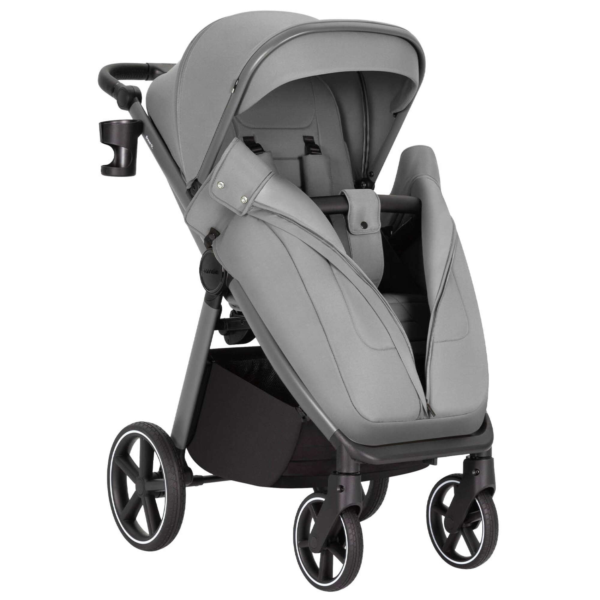  Carrello Bravo SL Deluxe серая с раскрытым чехлом для ног