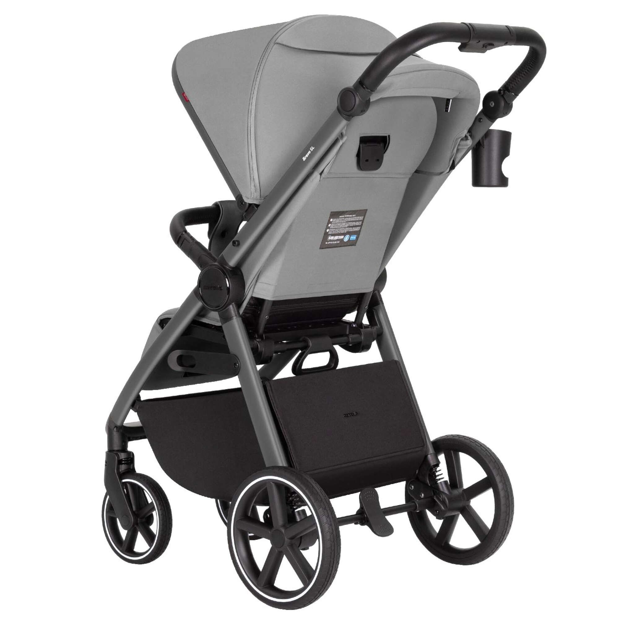  Carrello Bravo SL Deluxe серая, вид сзади