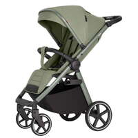 Прогулянкова коляска Carrello Bravo SL Deluxe зелена, вигляд збоку 