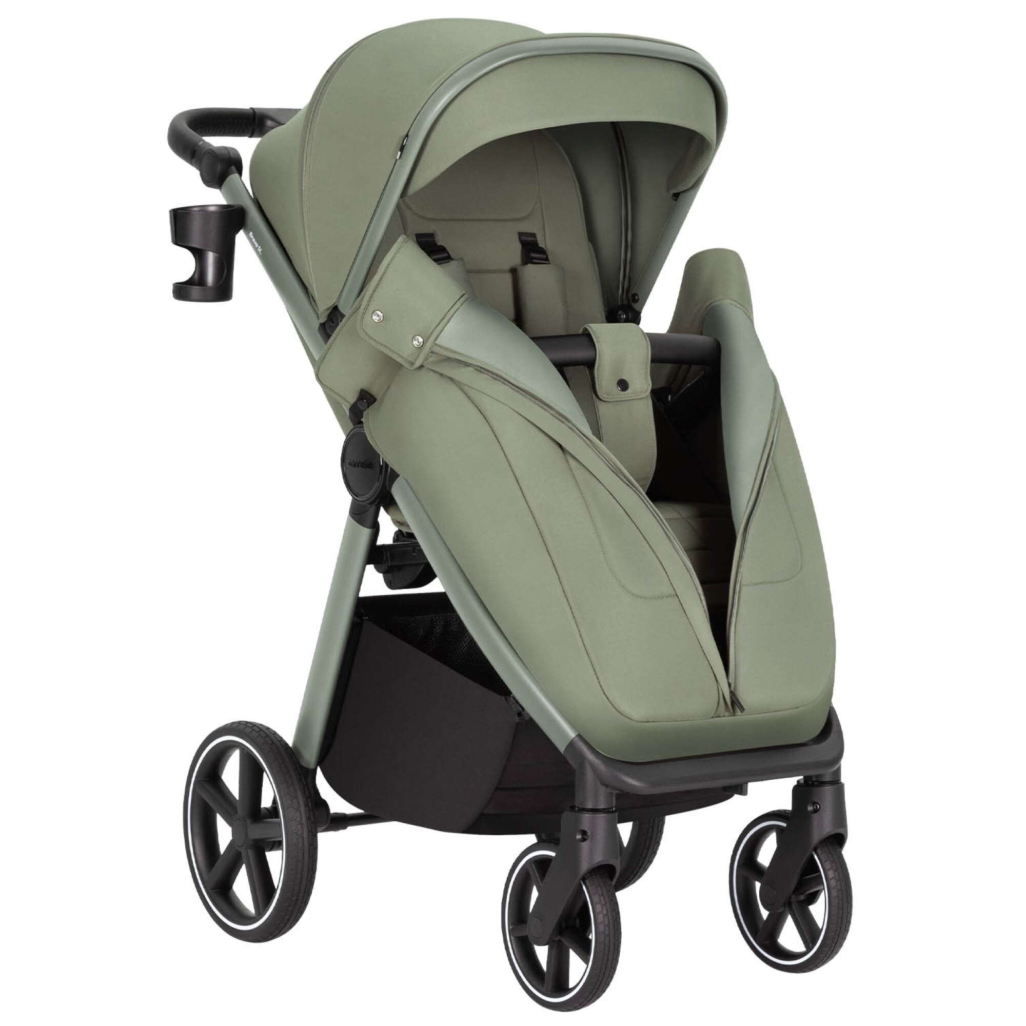 Carrello Bravo SL Deluxe зелена з відкритим чохлом на ніжки 