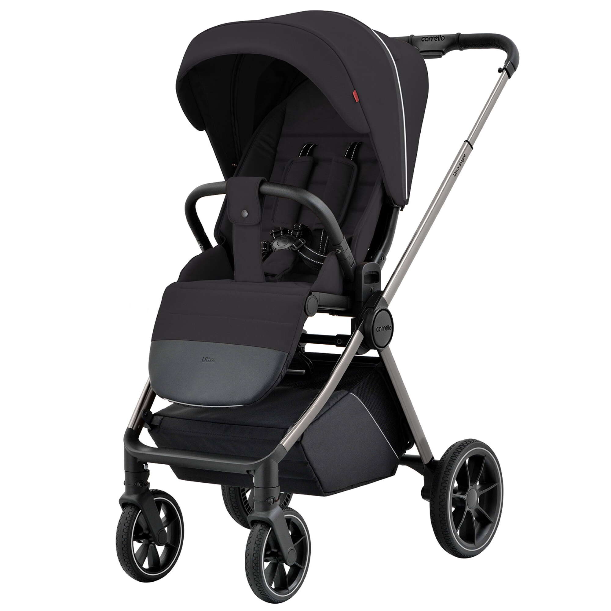 Прогулянкова коляска Carrello Ultra, чорний колір 
