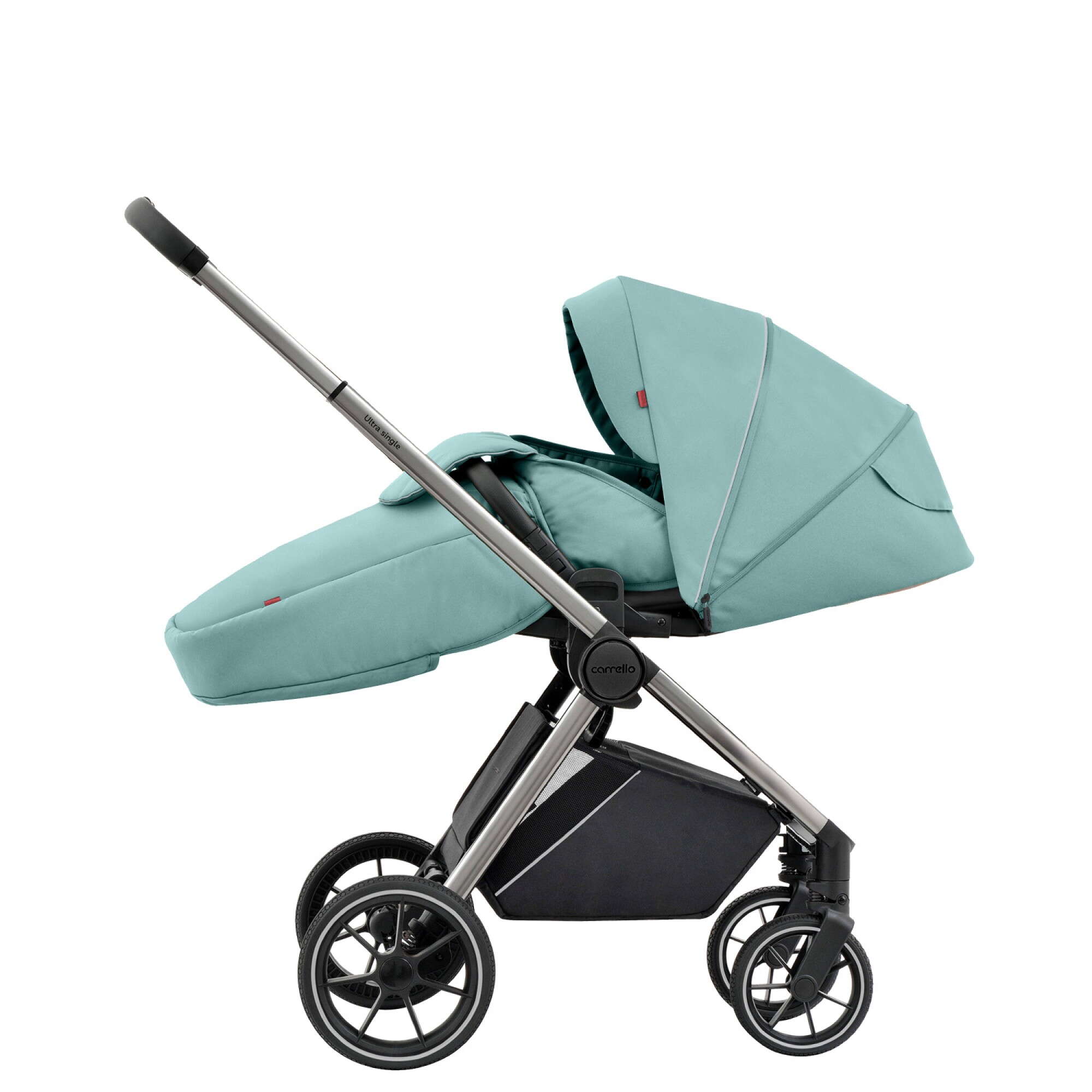 Carrello Ultra блакитна в розкладеному вигляді, вигляд збоку 