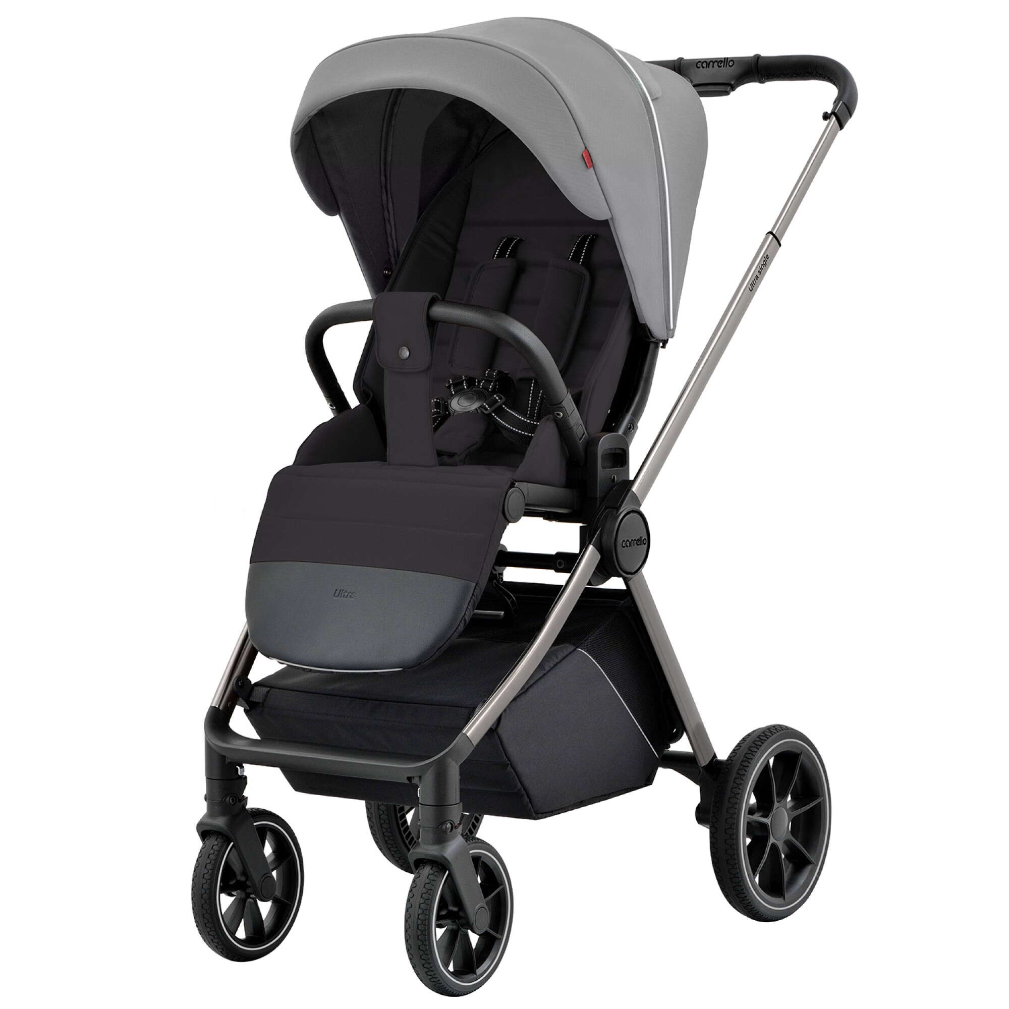 Сіра прогулянкова коляска Carrello Ultra 