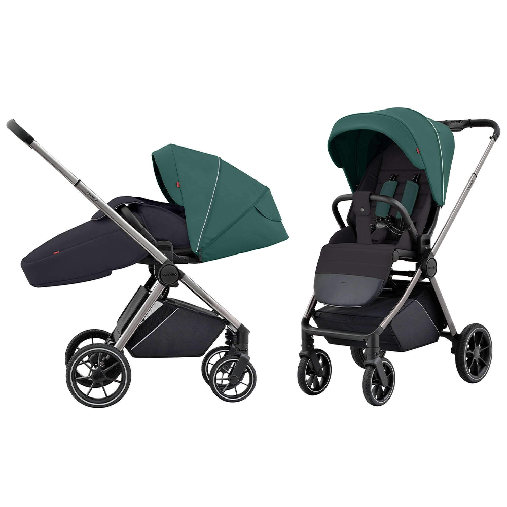 Carrello Ultra зелена — два ракурси 
