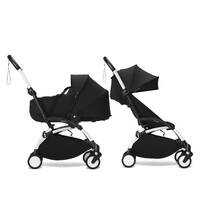 Коляска 2 в 1 Stokke YOYO Newborn Shell White, чорна дві разом