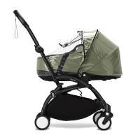 Коляска 2 в 1 Stokke YOYO Newborn Shell White, зелена дощовик люлька варіація
