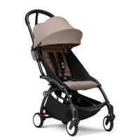 Коляска прогулянкова Stokke YOYO Newborn Shell Black, бежева