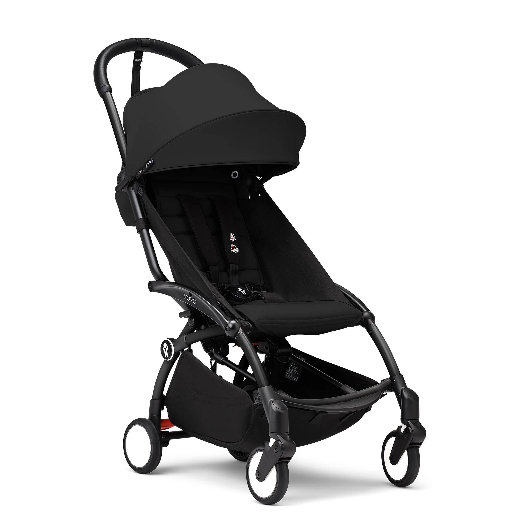 Коляска прогулянкова Stokke YOYO Newborn Shell Black, чорна