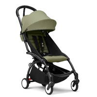 Коляска прогулочная Stokke YOYO Newborn Shell Black, оливковая