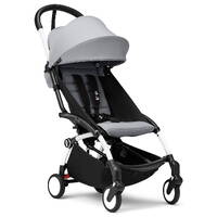 Коляска прогулочная Stokke YOYO Newborn Shell White, серая