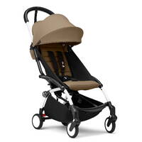 Коляска прогулянкова Stokke YOYO Newborn Shell White, темно-бежева