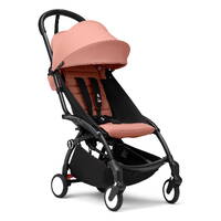 Коляска прогулочная Stokke YOYO Shell Black, розовая