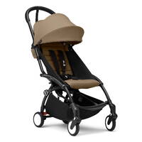 Коляска прогулянкова Stokke YOYO Shell Black, темно-бежева