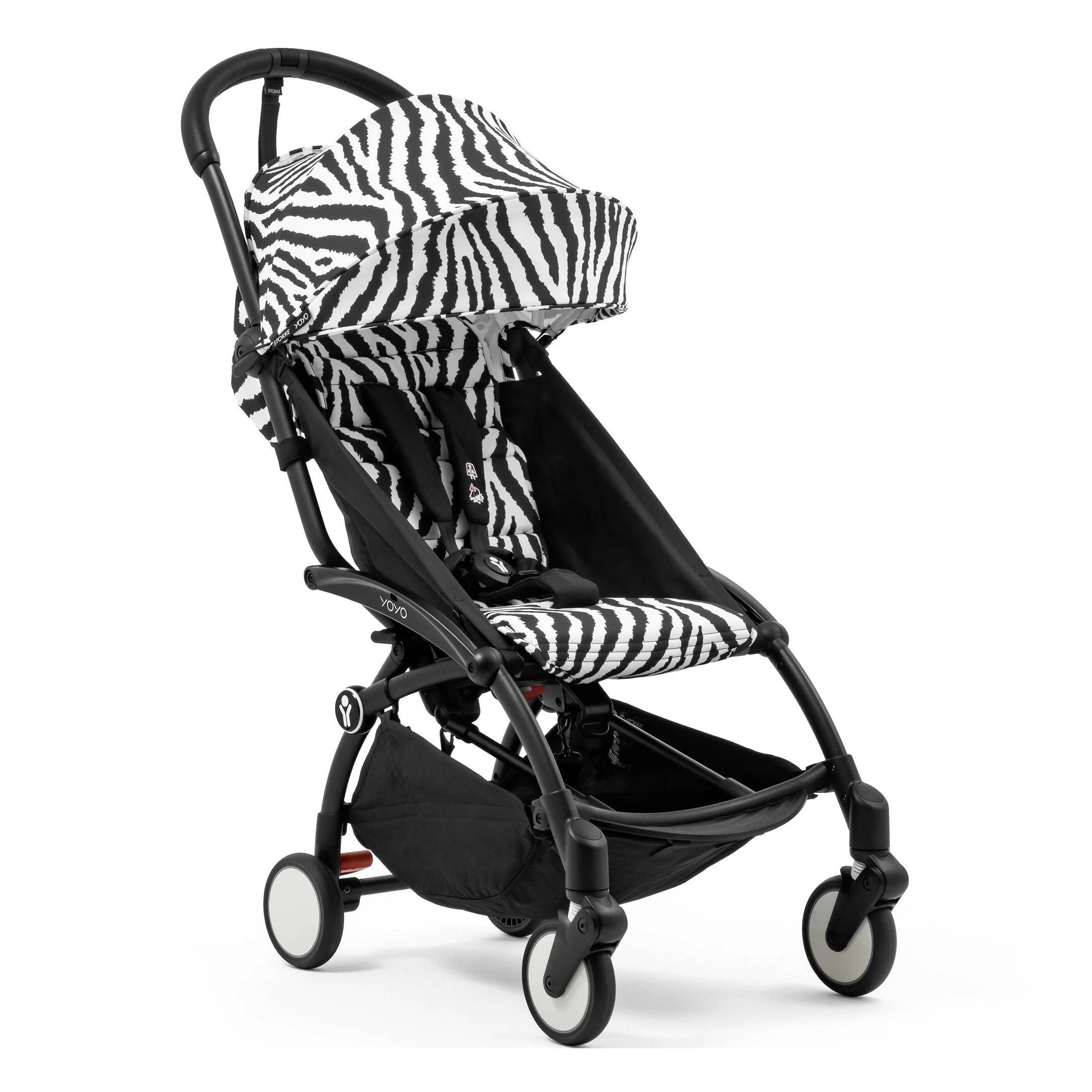 Коляска прогулянкова Stokke YOYO WILD Shell Black, чорно-біла