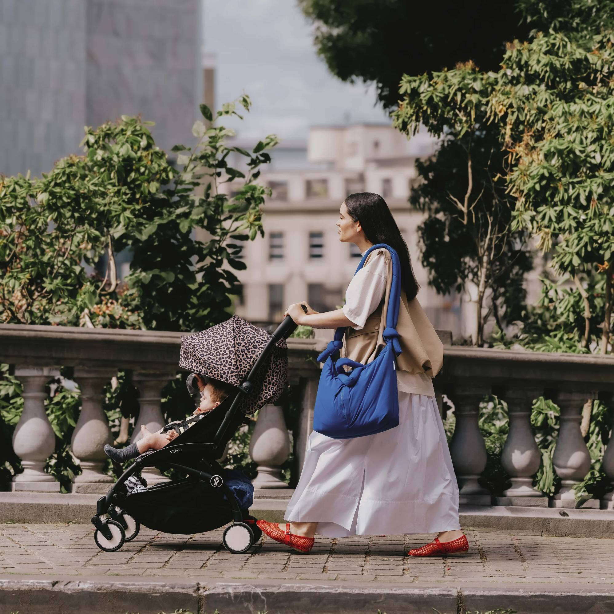 Коляска прогулянкова Stokke YOYO WILD Shell Black, леопард вулиця