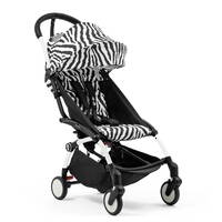 Коляска прогулочная Stokke YOYO WILD Shell White, черно-белая