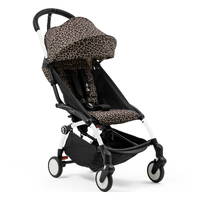 Коляска прогулянкова Stokke YOYO WILD Shell White, леопард