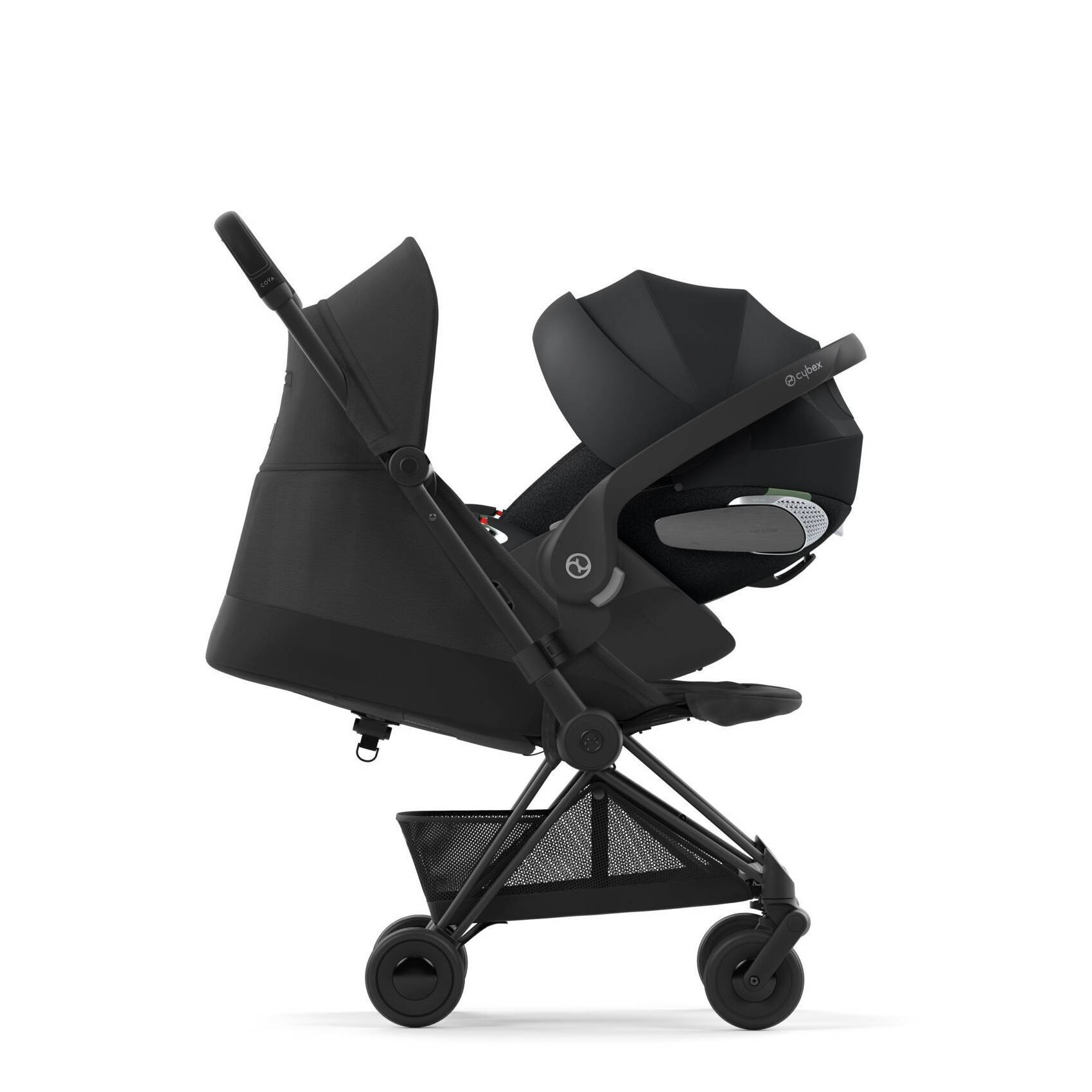 адаптери до коляски прогулянкова Cybex Coya Matt Black, чорна