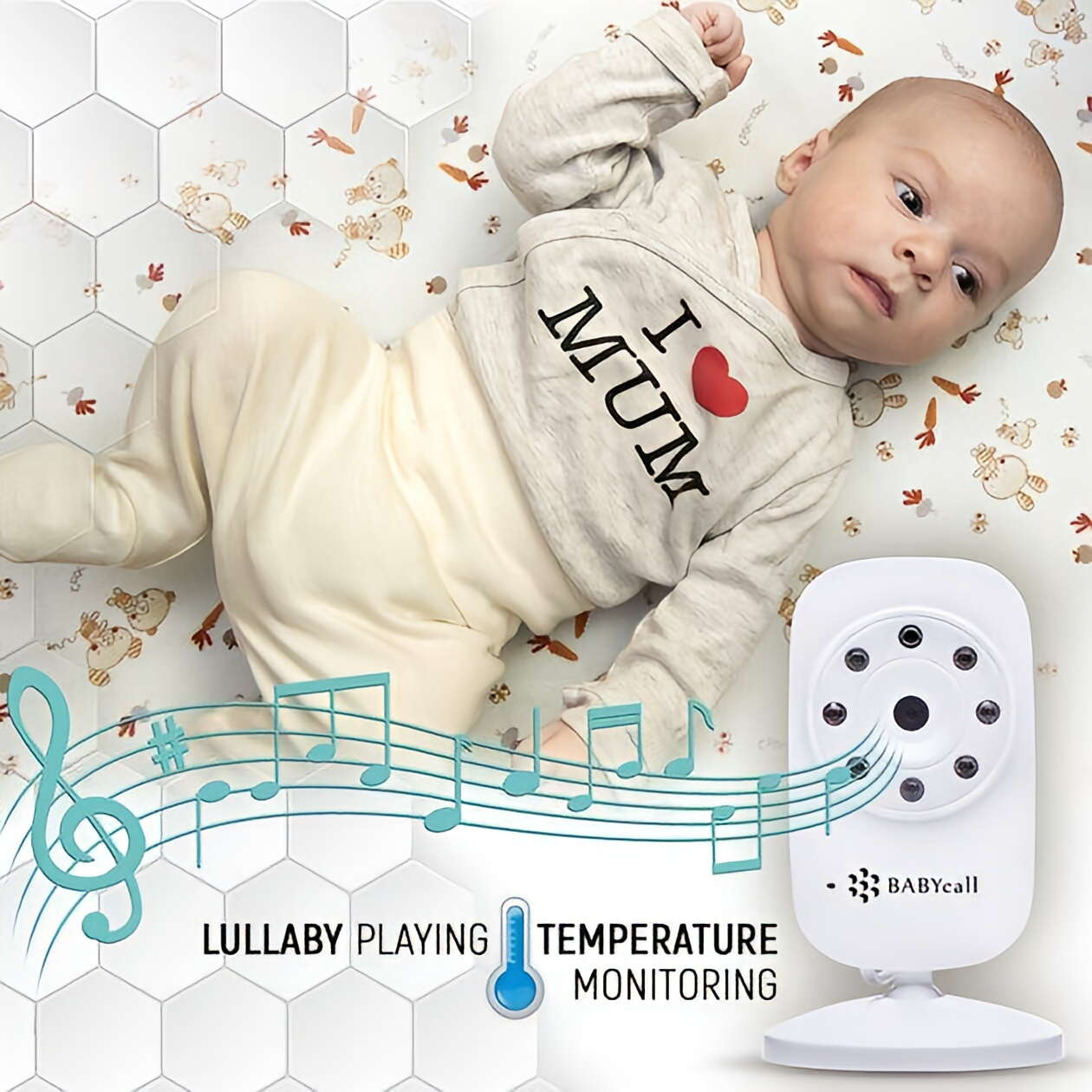 Видеоняня Baby Monitor SM-24 Звуки