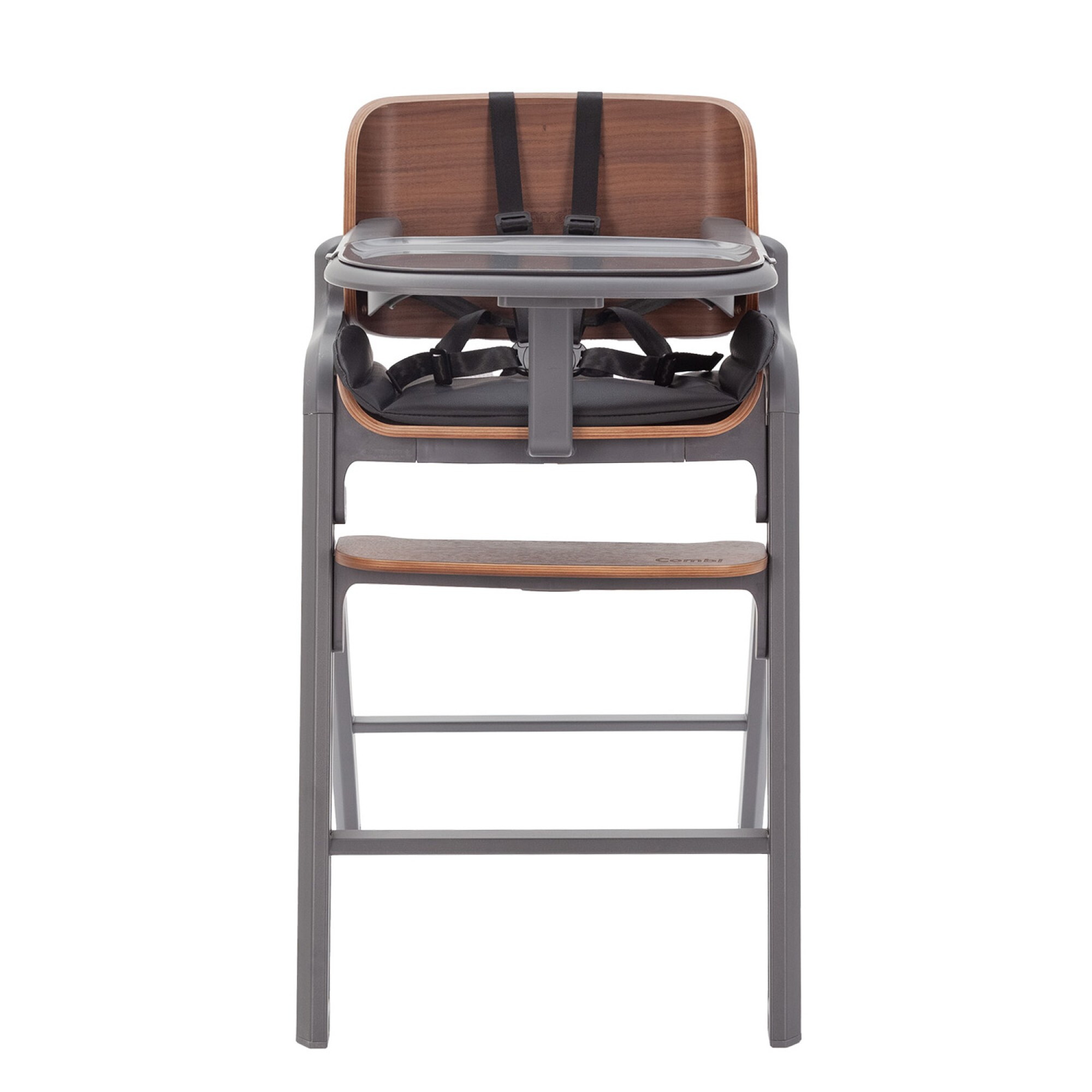  Стульчик для кормления Carrello Combi черный, вид спереди