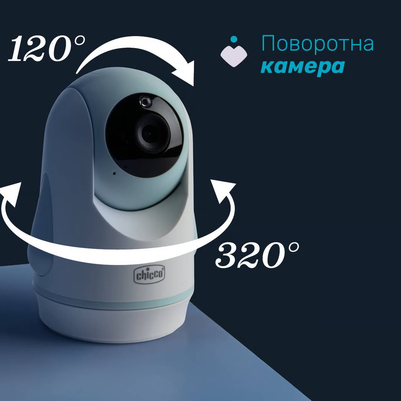 Цифрова відеоняня Evolution Chicco 360