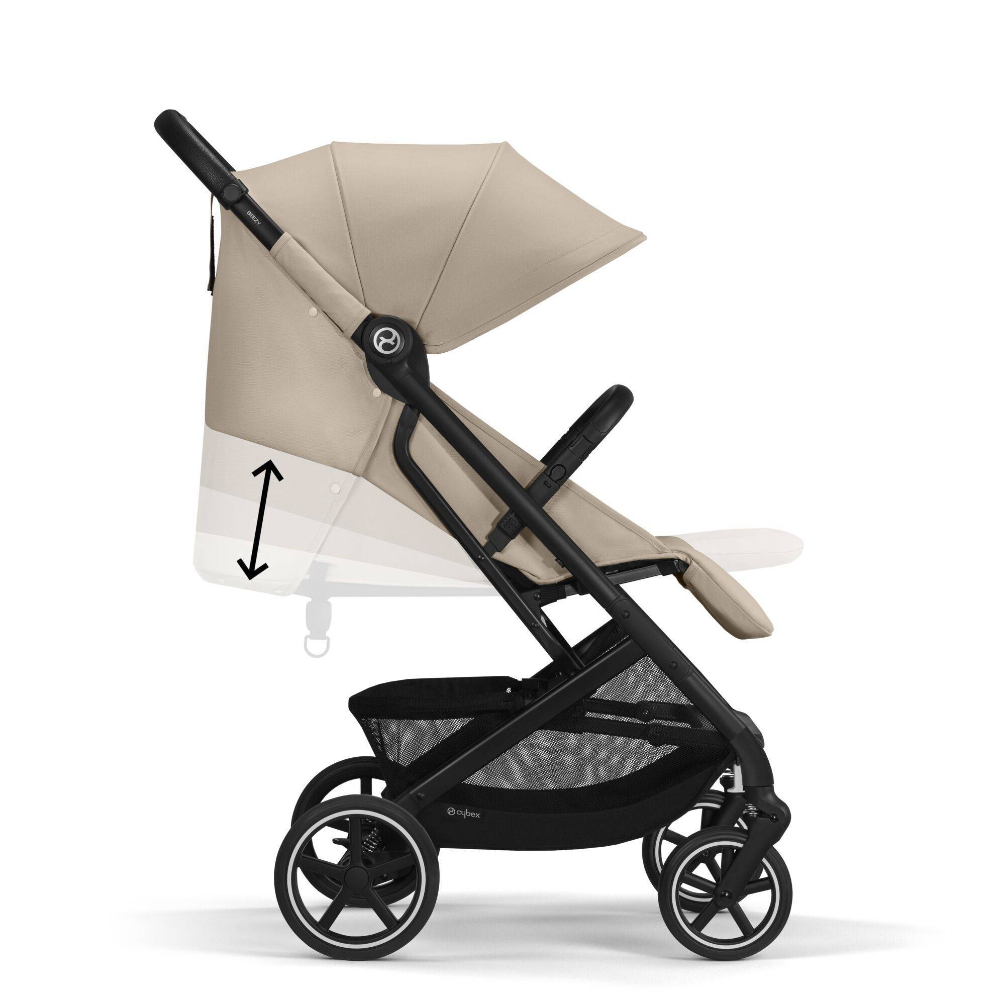 Коляска прогулянкова Cybex Beezy, бежева рівні