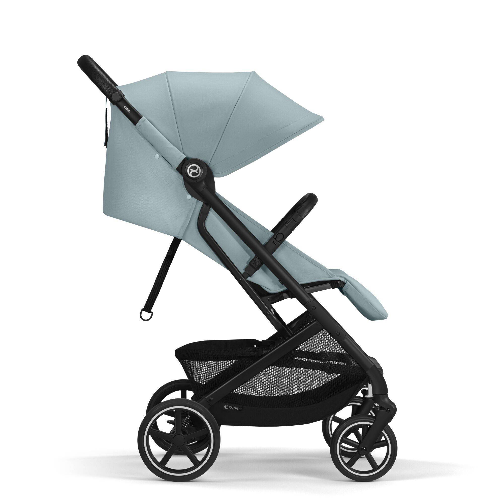 Коляска прогулянкова Cybex Beezy, блакитна ремінь