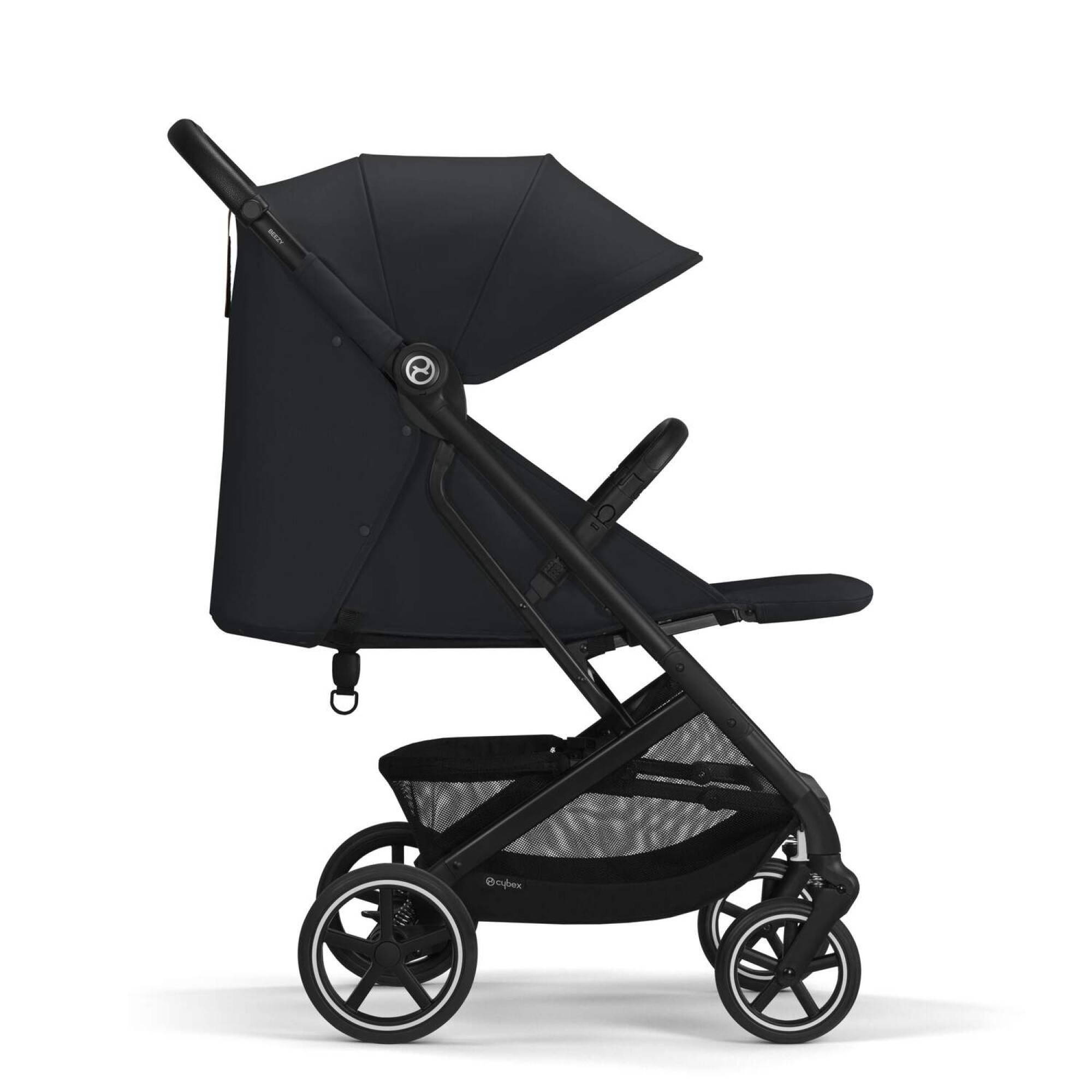 Коляска прогулянкова Cybex Beezy, чорна лежачи