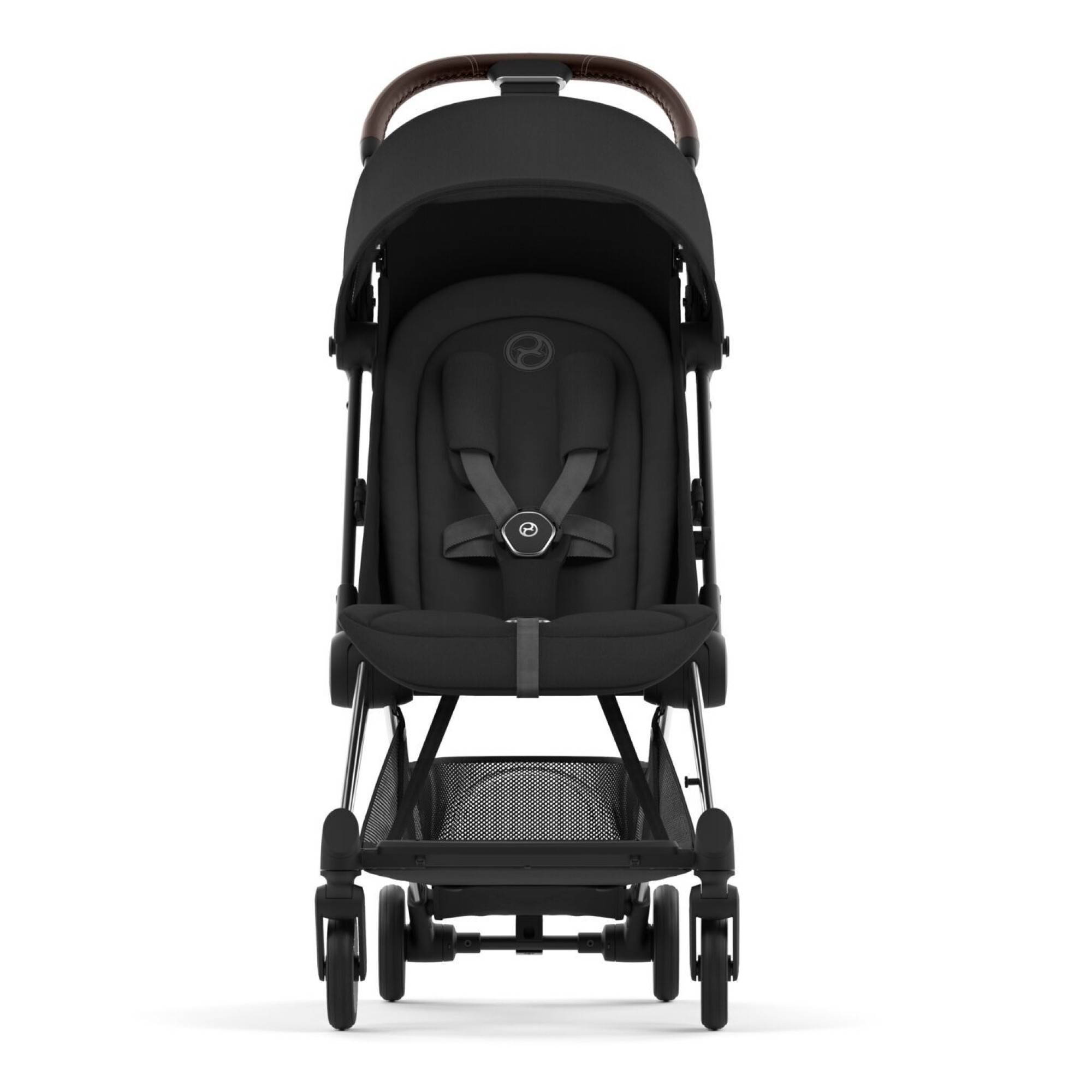 Коляска прогулянкова Cybex Coya Chrome, чорна прямо