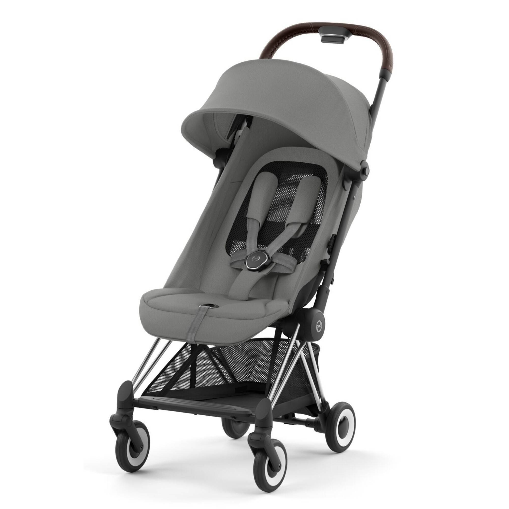 Коляска прогулянкова Cybex Coya Chrome, сіра сітка|