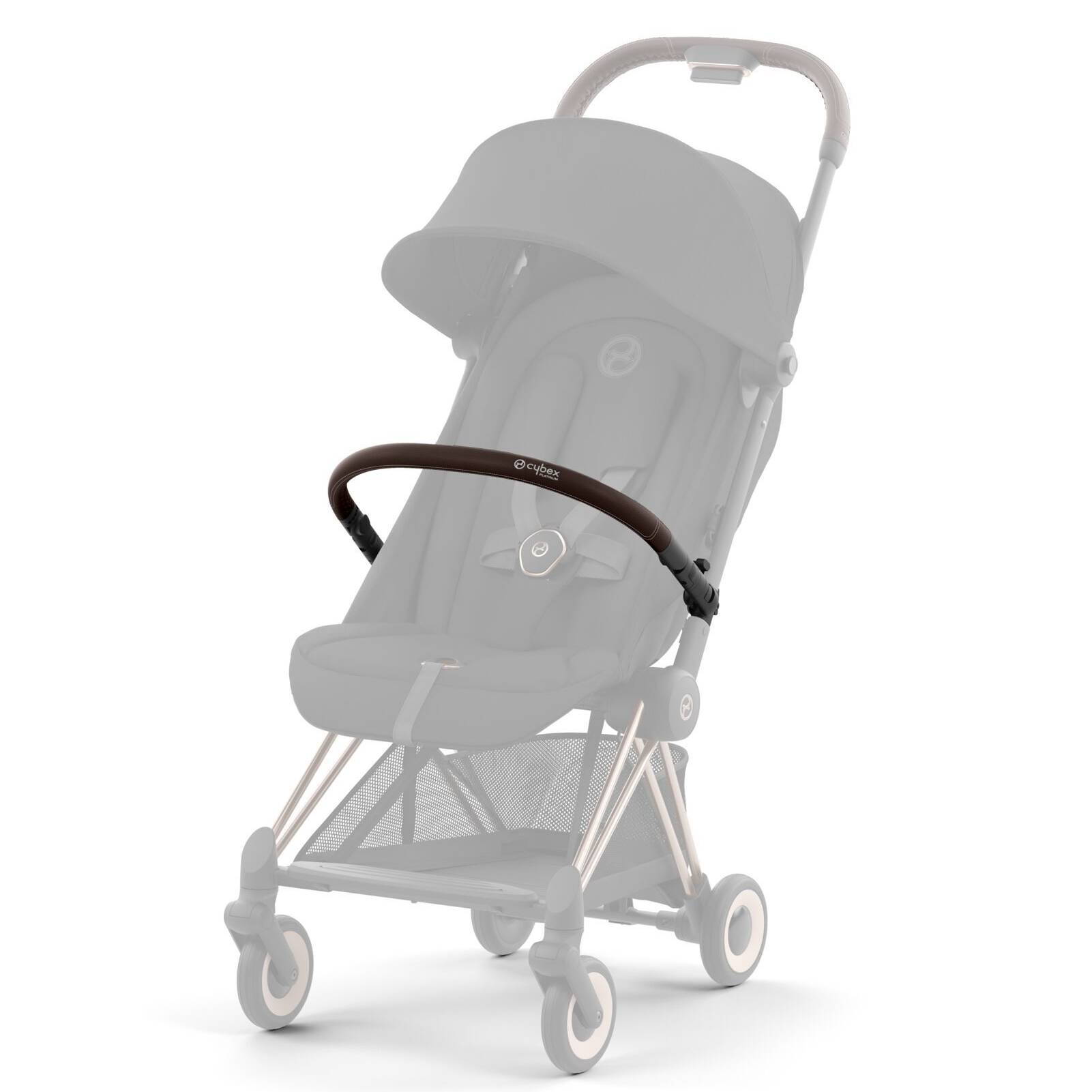 Коляска прогулянкова Cybex Coya Matt Black, чорна бампер один