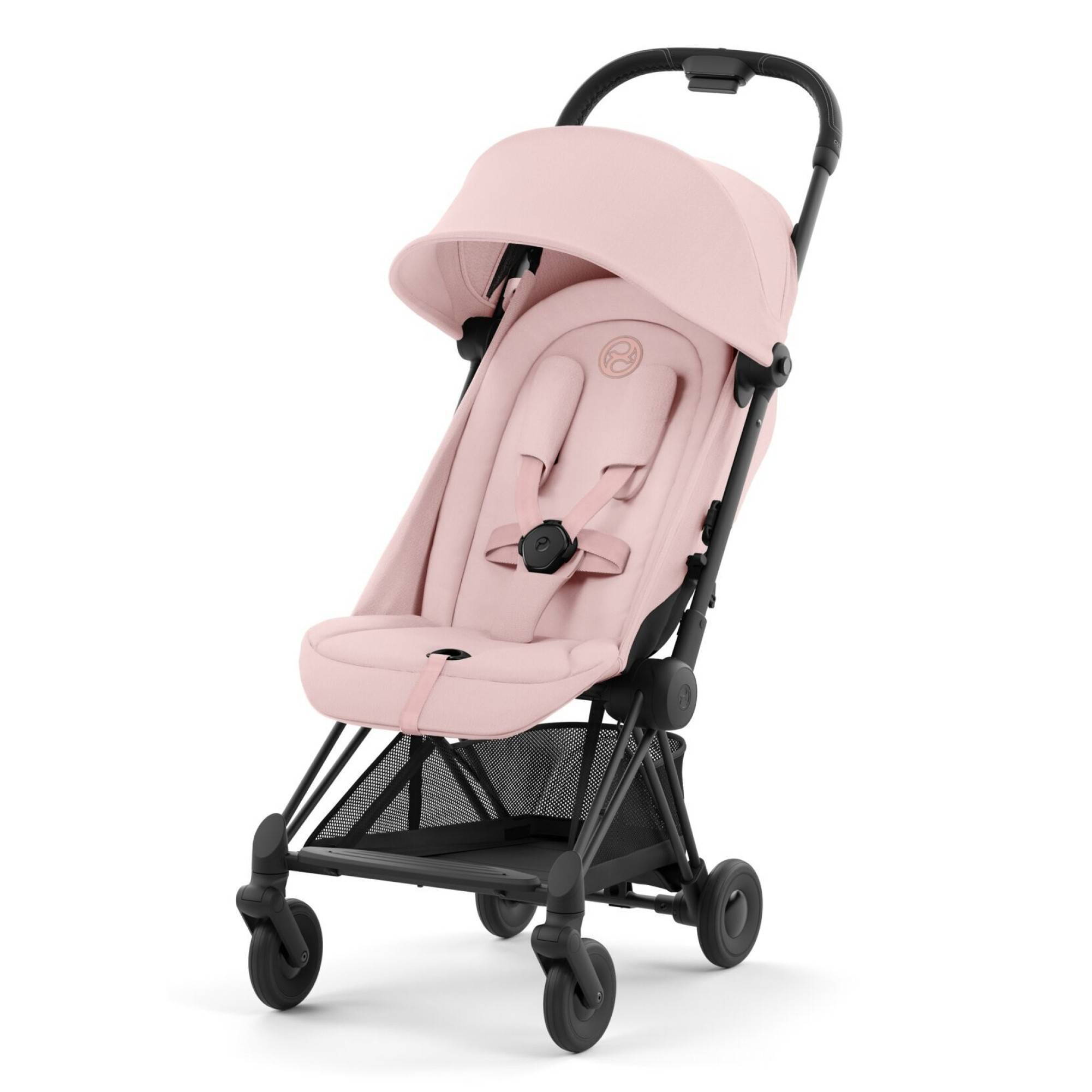 Коляска прогулянкова Cybex Coya Matt Black, рожева