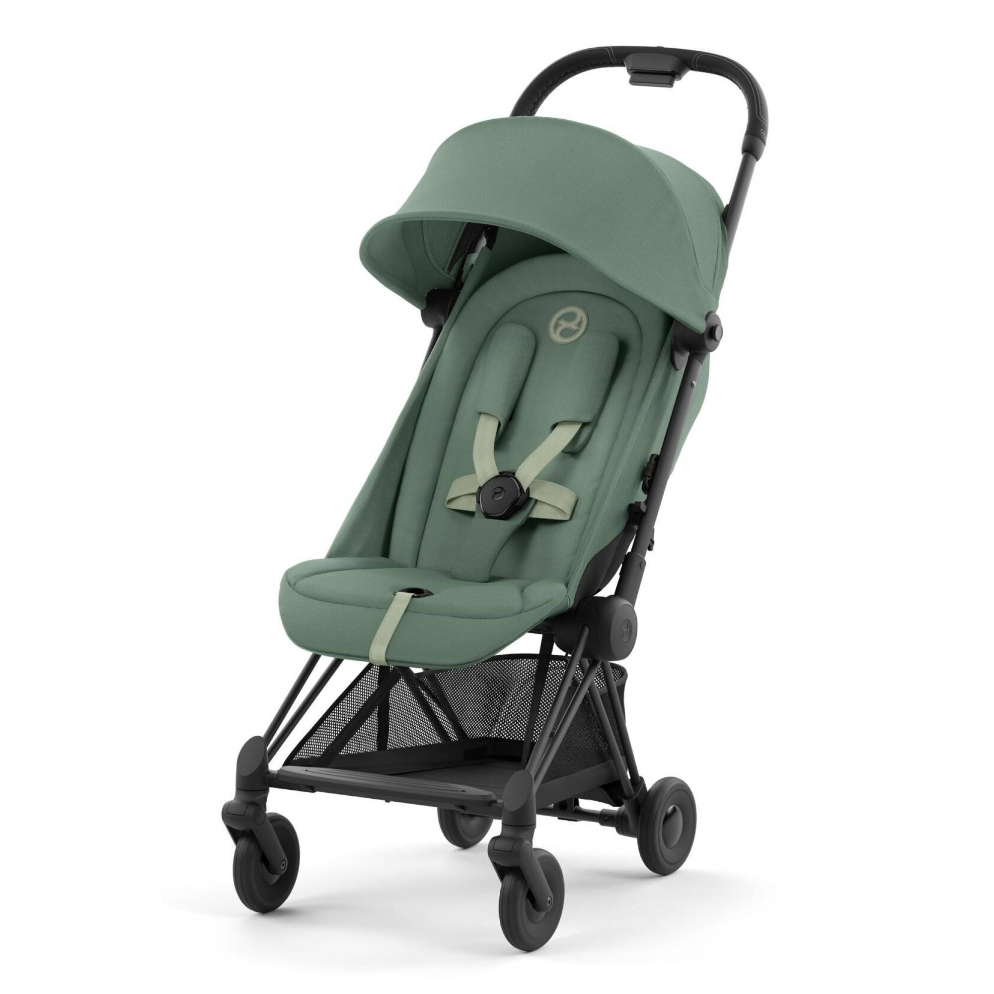 Коляска прогулянкова Cybex Coya Matt Black, зелена