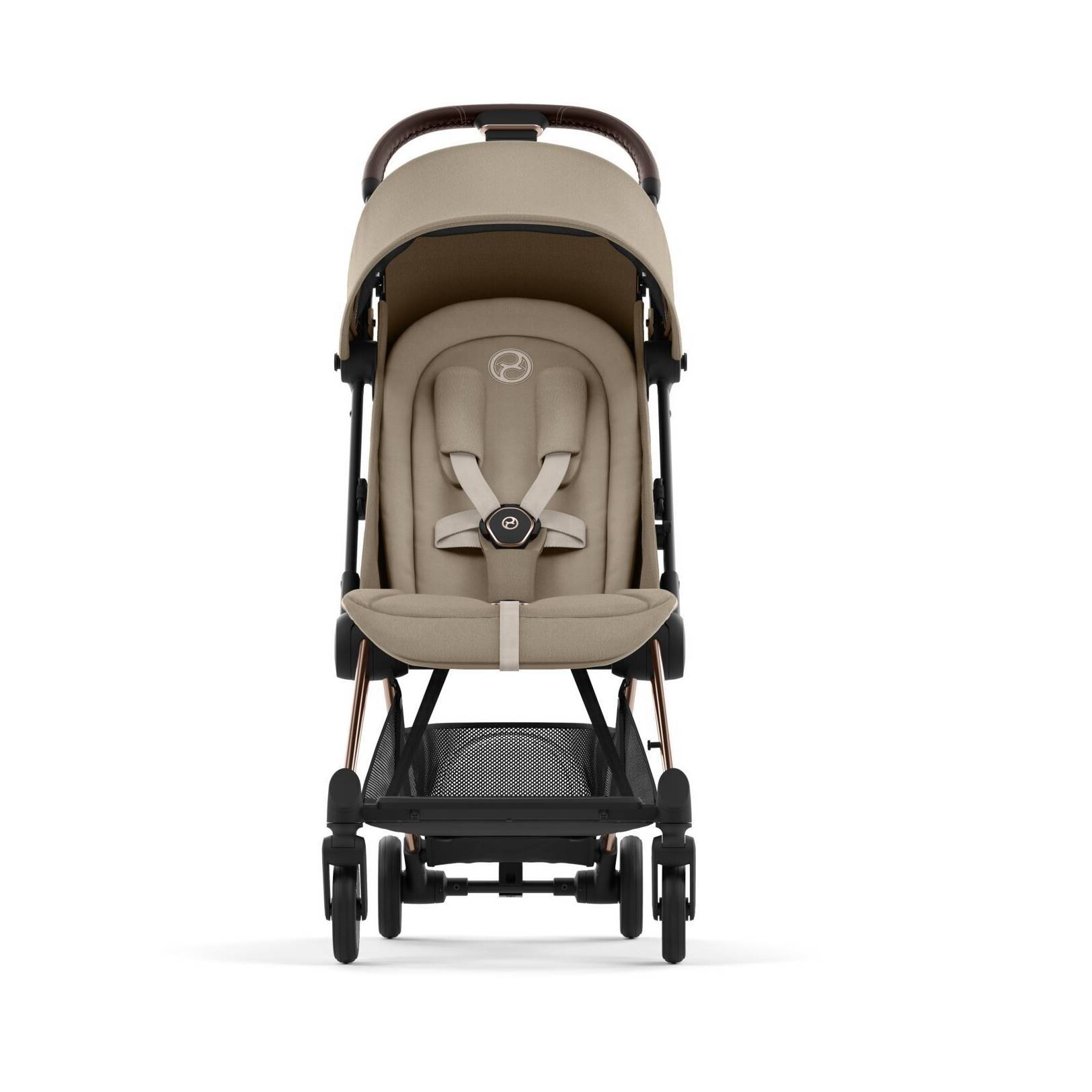 Коляска прогулянкова Cybex Coya Rose Gold, бежева прямо