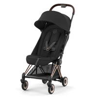 Коляска прогулянкова Cybex Coya Rose Gold, чорна