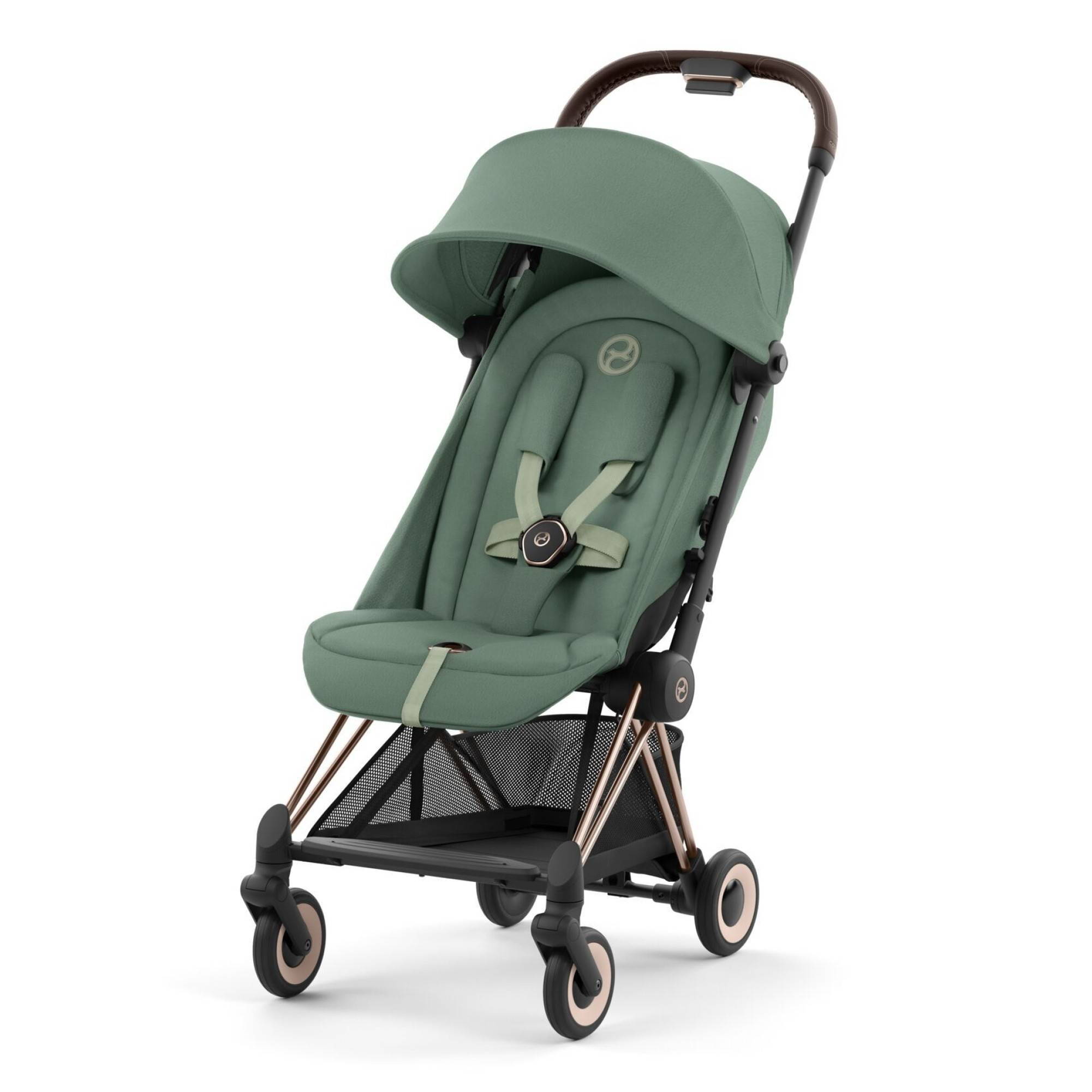 Коляска прогулянкова Cybex Coya Rose Gold, зелена