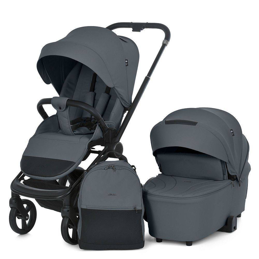 Коляска 2 в 1 ME 1091-1 PERSONA Rock Gray El Camino, серая комплект