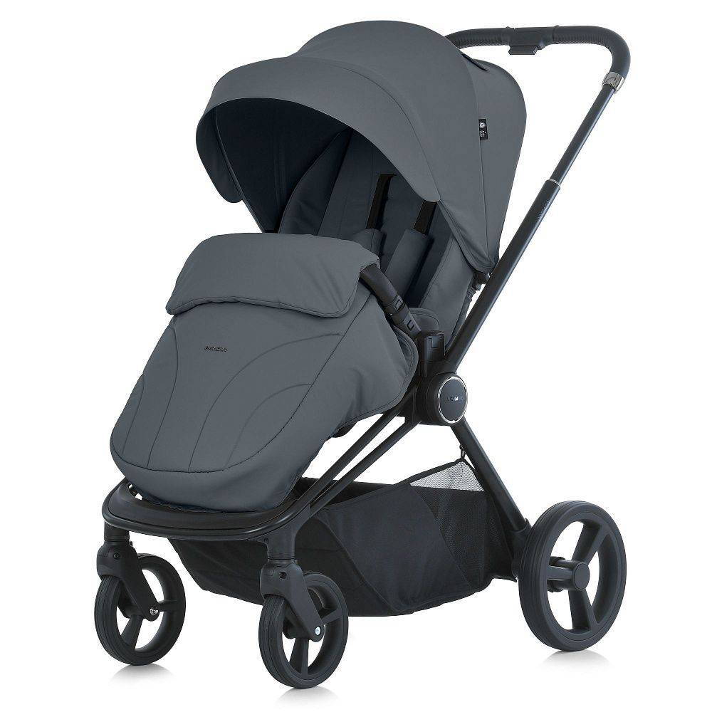 Коляска 2 в 1 ME 1091-1 PERSONA Rock Gray El Camino, серый прогулочный чехол