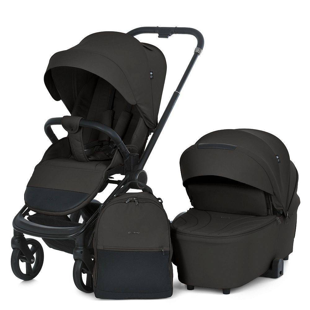 Коляска 2 в 1 ME 1091-1 PERSONA Total Black El Camino, черная комплект