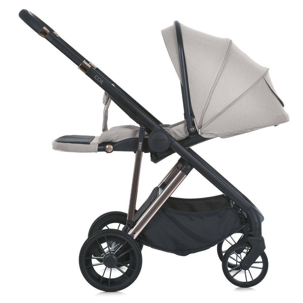 Коляска 2 в 1 ME 1190 Cloud Beige El Camino, бежева прогулянка проти ходу